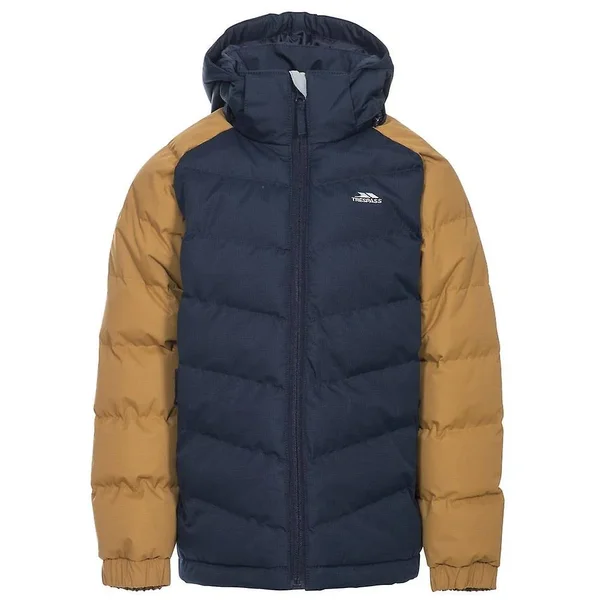 Trespass Childrens Boys Sidespin Waterproof Padded Jacket, 5/6 Years, Sandstone