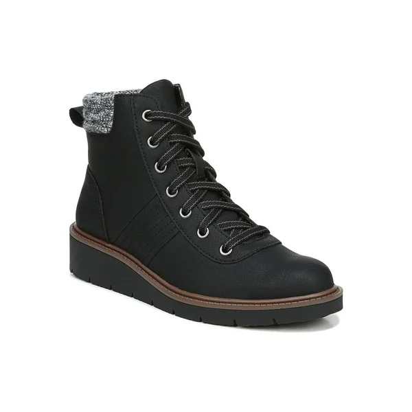 Dr. Scholl&s Little Wild Women's Lace-Up Boots - Size: 8.5, Black