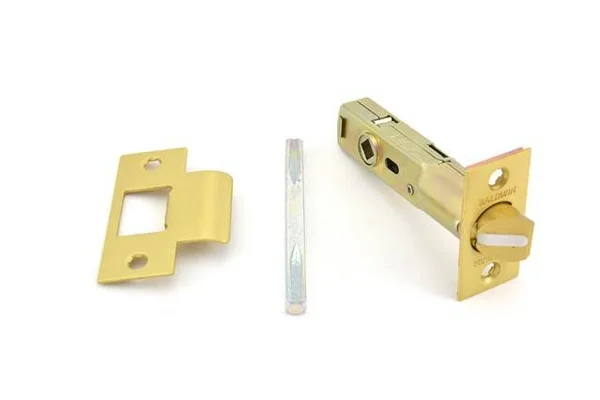 Baldwin 5515.P Privacy Door Knob Latch for 2-3/8x22 Backset Lifetime PVD Satin Brass