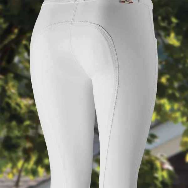 Horze Grand Prix Women's Leather Full Seat Breeches - 24 - Black
