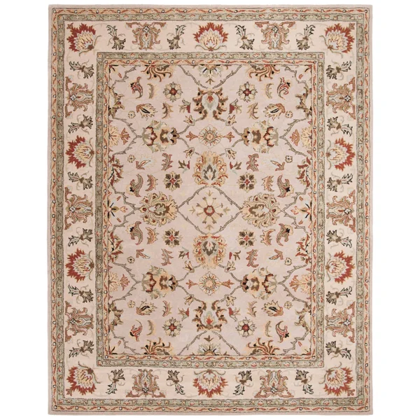 Safavieh Heritage HG452A Ivory, Light Gold 5& x 8& Area Rug