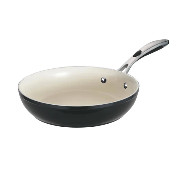 Tramontina Gourmet Ceramica Deluxe 12 in. Aluminum Ceramic Nonstick Frying Pan in Metallic Black