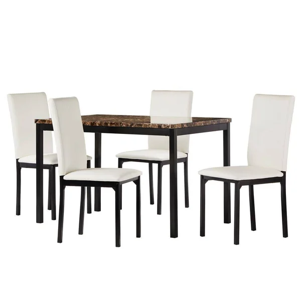 HomeSullivan Bedford 5-Piece White Dining Set
