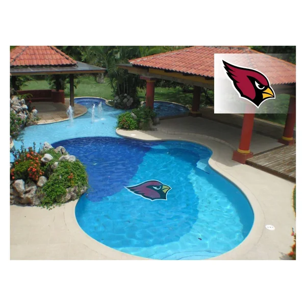 NFL Arizona Cardinals 59 in. x 59 in. Large Pool Graphic
