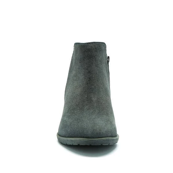 Blondo Villa Waterproof Bootie Dark Grey Suede, Women's, Size: 11