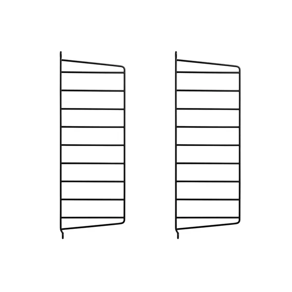 Pack 2U Wall Panel 50x20 cm Black String Furniture