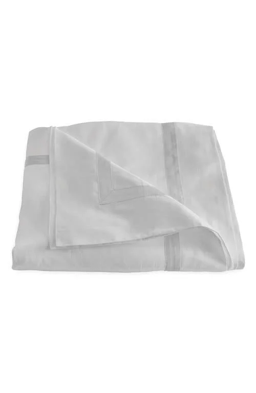 Matouk Nocturne - King Duvet Cover - Silver