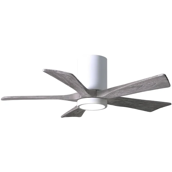 Irene Hugger Ceiling Fan with Light by Matthews Fan Company, Textured Bronze, IR5HLK-TB-BW-60