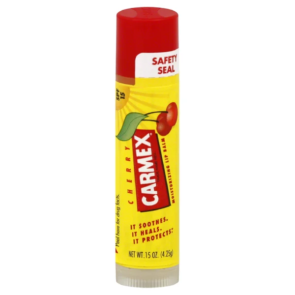 Carmex Moisturizing Lip Balm, Cherry - 15 oz tubes, 24 pack