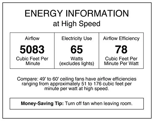Westinghouse 7877865 Lafayette 52 inch Ceiling Fan, Weathered Iron Finish