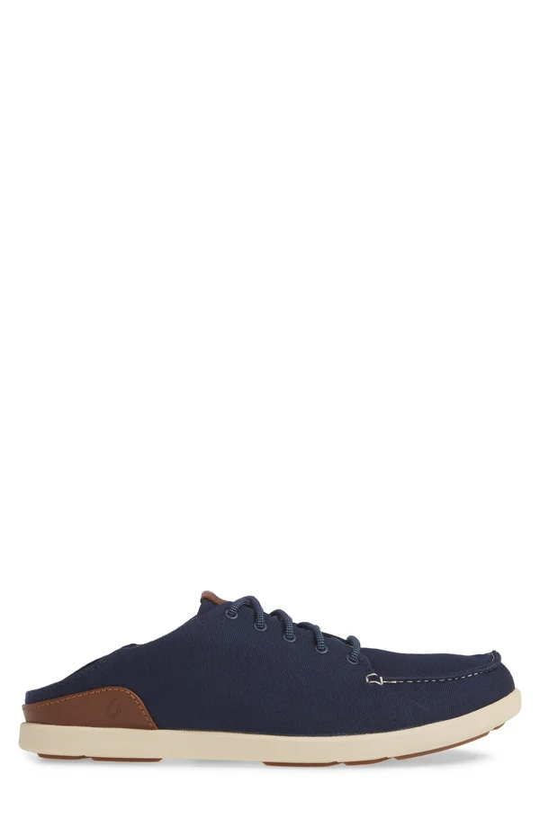Olukai Manoa Shoe - Men's Fog/Mustard - 8.5