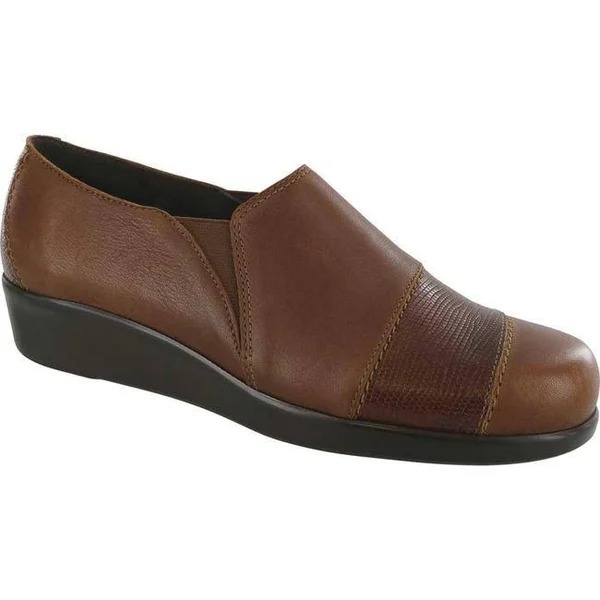 SAS Nora Women's Slip on Shoes Auburn/Lizard : 11.5 W - Wide