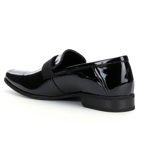 Calvin Klein Bernard Patent Loafers, Men's, Size: 8.5, Black