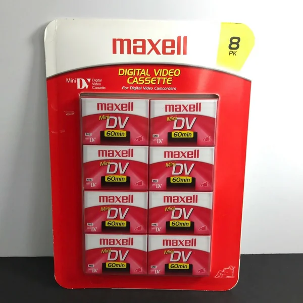 New Sealed Maxell Digital Video Cassette 8 Pack Mini DV 60min