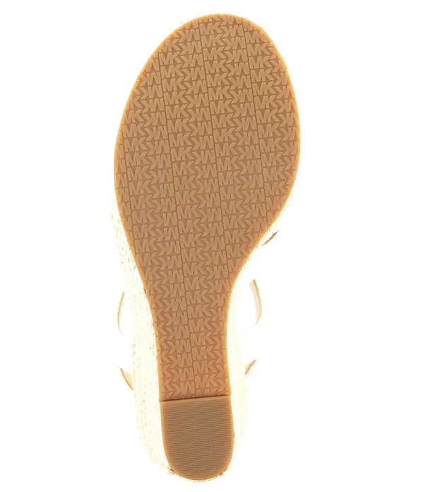 Michael Michael Kors Berkley Embossed Croco Wedge Espadrilles - 10M