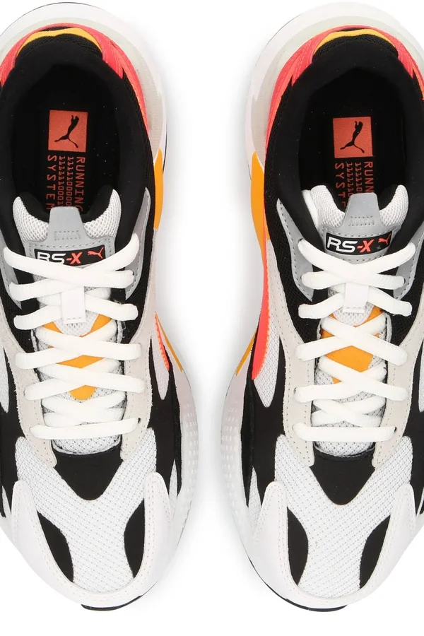 Puma RS - X3 Puzzle Sneakers White, Lava, Blac