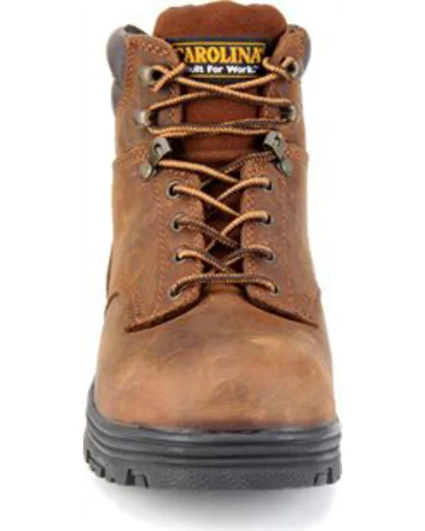 Carolina Men's 6x22 Waterproof Work Boots -Brown- - 14 - 2E