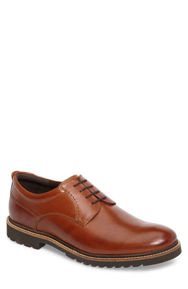 Rockport Men's Marshall Plain Toe Oxford, Size: 11.5, Brown