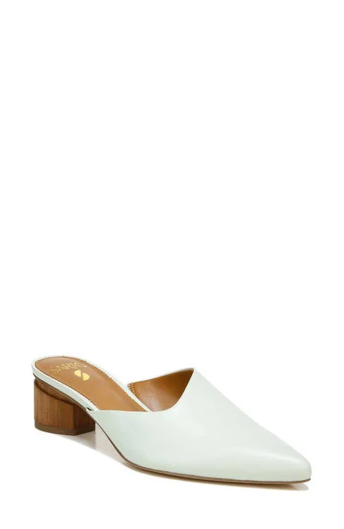 Sarto by Franco Sarto Visa Mule - Size 6 in Cool Mint Leather at Nordstrom