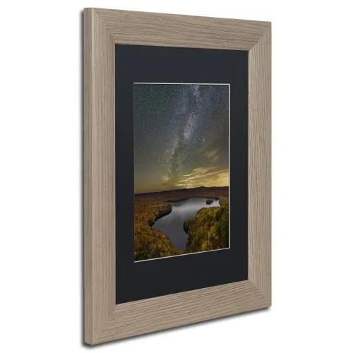 Trademark Fine Art &Harvest Sky& by Michael Blanchette Framed Photographic Print - Size: 14x22 H x 11x22 W x 0.5x22 D - Matte Col