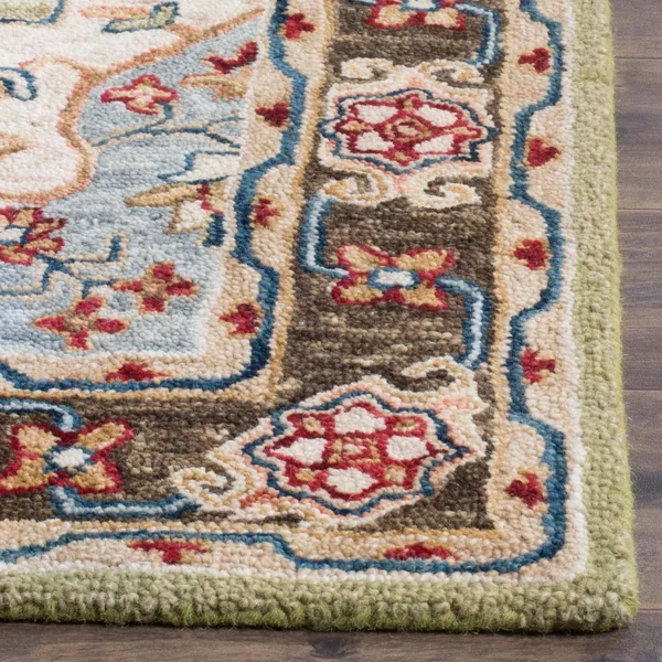 Safavieh Aspen APN506A 7&0x22 x 7&0x22 Square Sage, Brown Area Rug