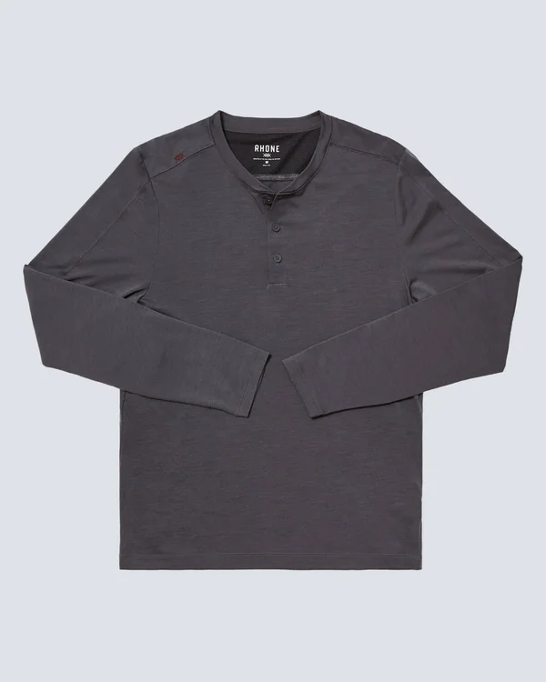Men's Rhone Trek Wool Blend Henley - Size Small - Green