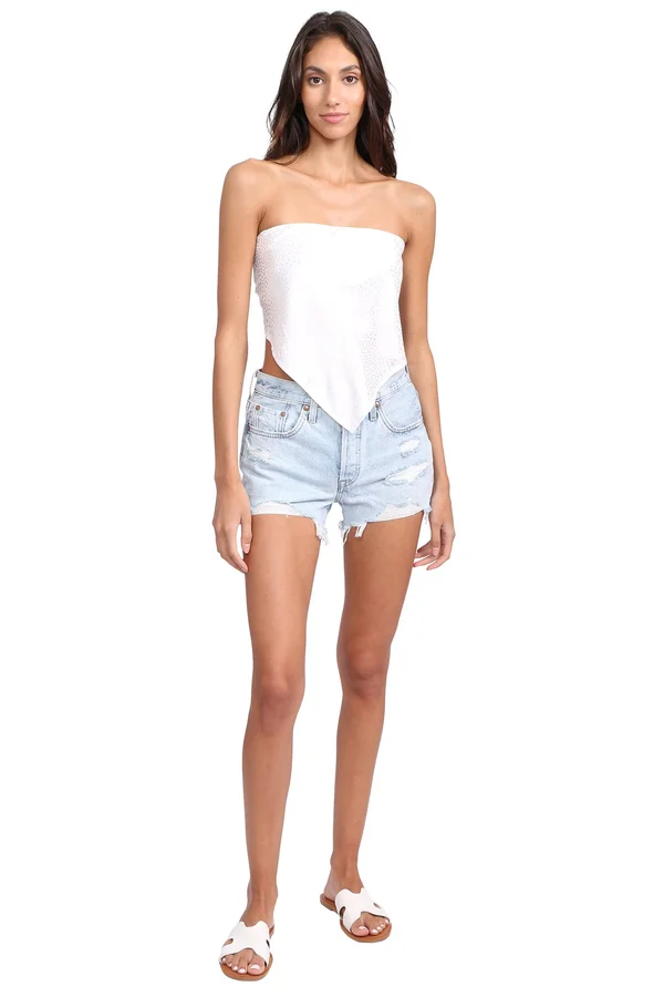 Here & Now Bandana Top S, White