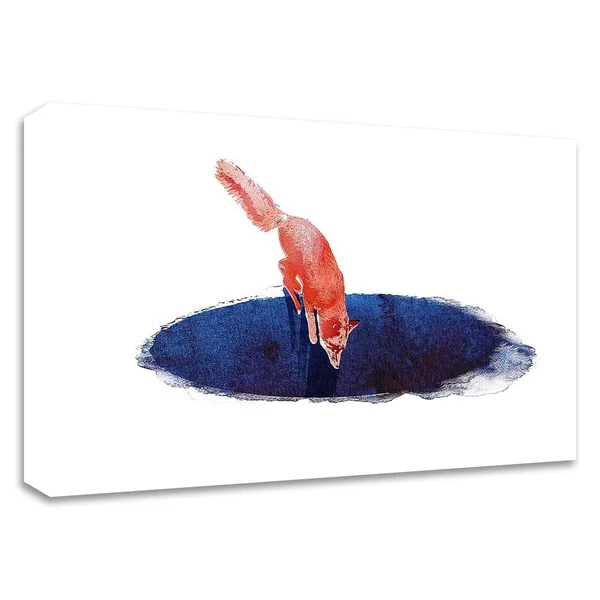 20x22 x 35x22 Jump Into Nowhere by Robert Farkas Print on Canvas