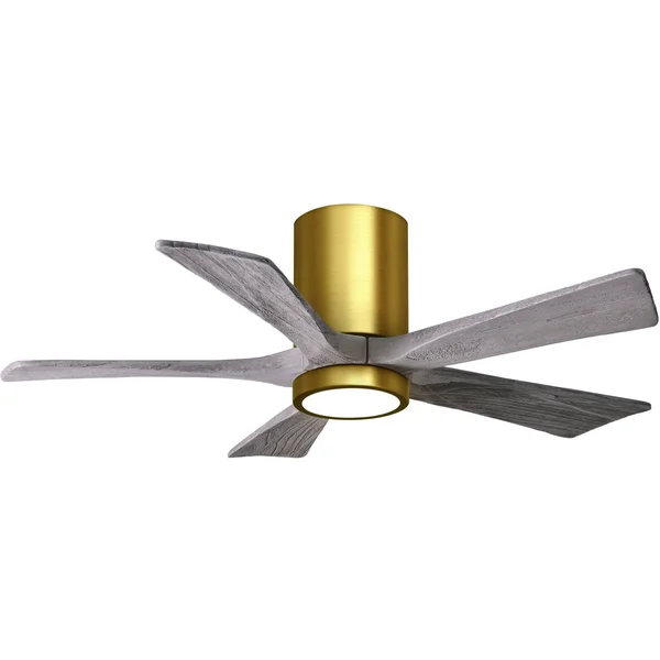Irene Hugger Ceiling Fan with Light by Matthews Fan Company, Textured Bronze, IR5HLK-TB-BW-60