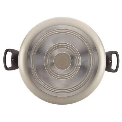Farberware 10.5 qt Aluminum Nonstick Covered Stockpot, Champagne