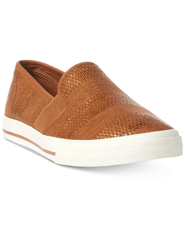 Lauren Ralph Lauren Tan Jinny Slip on Sneakers