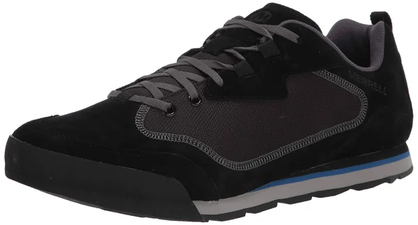 Merrell Men's Burnt Rock Travel Suede Shoe - 7 - Black