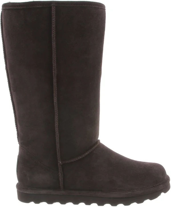 Bearpaw Women's Chocolate Elle Tall Wide Boots - Size 8, Brown