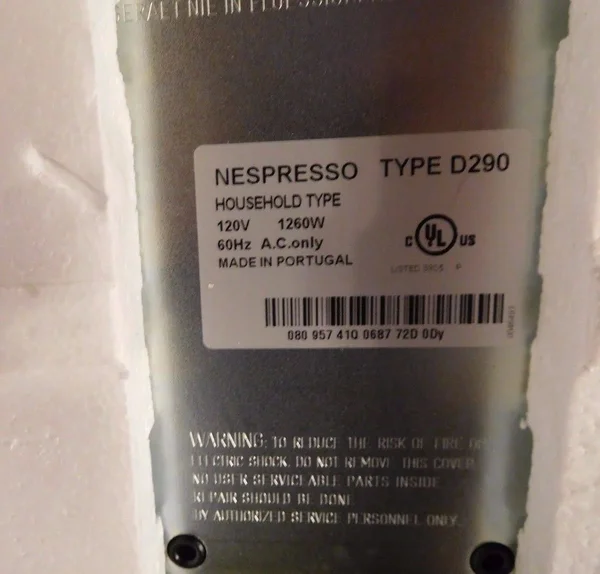Nespresso D290 Concept Espresso and Coffeemaker