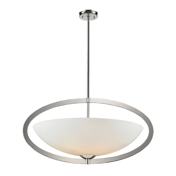 Elk Lighting 10238/6 Dione - Six Light Pendant Polished Nickel