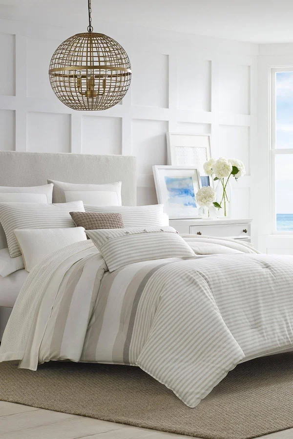 Nautica Saybrook Comforter Set (Twin) - Beige