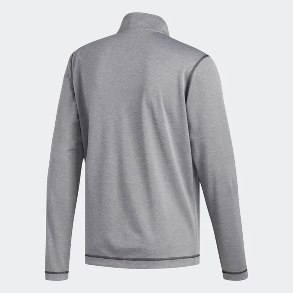 Adidas UV Protection 1/4 Zip Sweatshirt Men's, Size: Large, Grey