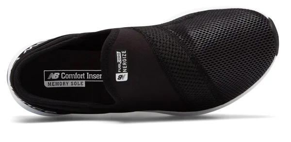 New Balance Women's FuelCore Nergize Easy Slip-On Shoes Black, Size: 6