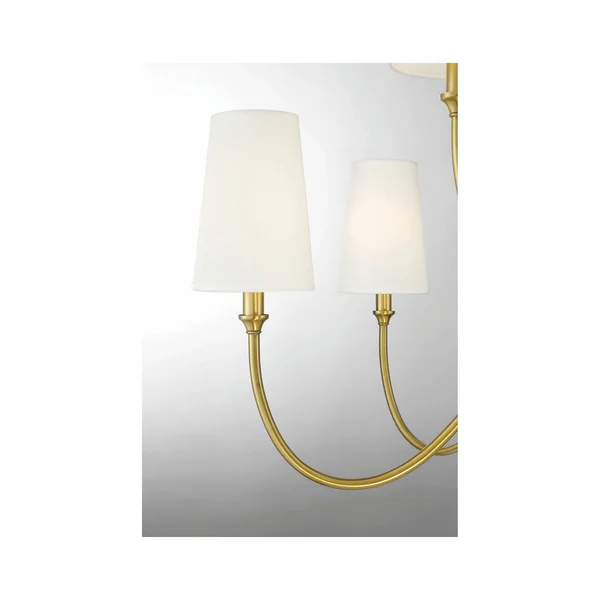 Savoy House 1-2540-5-322 Cameron Warm Brass 5 Light Chandelier