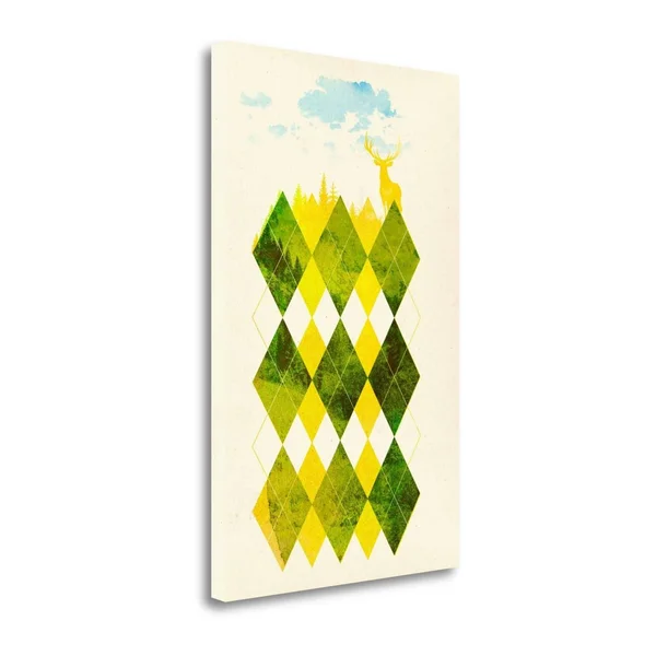 Tangletown Fine Art Elegant Forest by Robert Farkas Fine Canvas Art