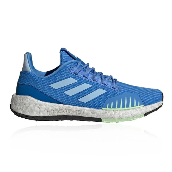 Adidas Pulseboost HD Ladies Running Shoes, Size 5, Blue/White