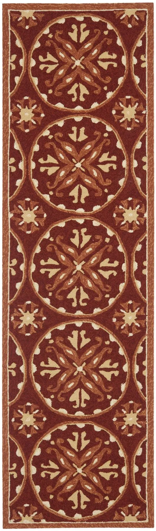 Safavieh Four Seasons FRS218C Area Rug Red/Orange 2&3x22 x 8& Runner