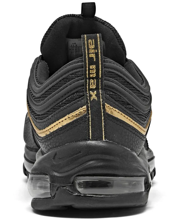 Nike Men's Air Max 97 Casual Shoes DC2190 - 7.5 - Black