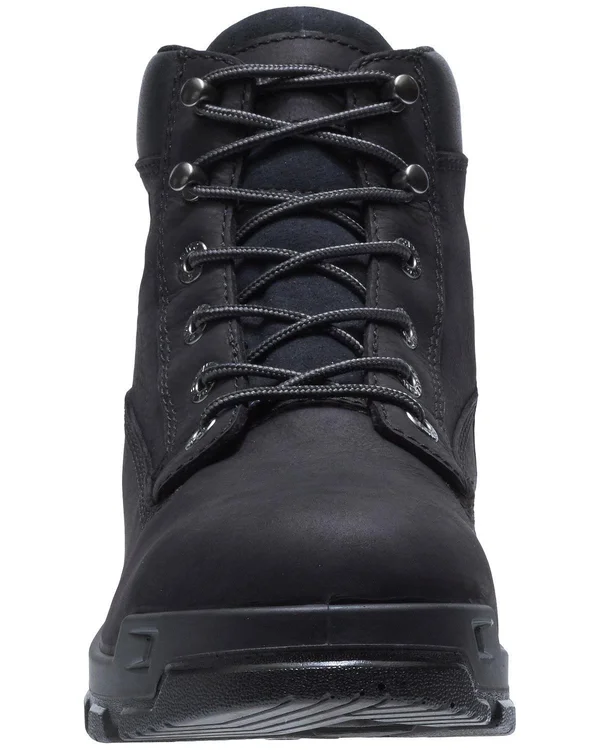 Men's Wolverine Chainhand Waterproof Steel Toe Work Boot, Size: 7, Black