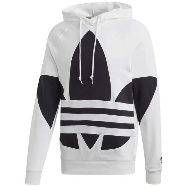 Adidas Originals Big Trefoil Hoodie White, Men's, Size: XS