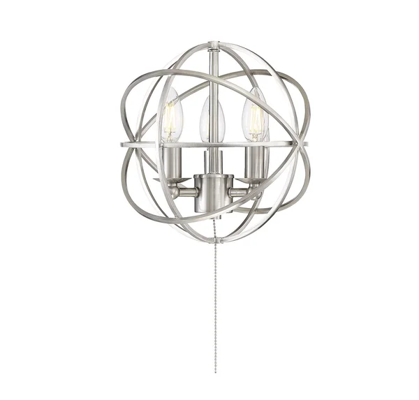 Savoy House North Fan Light Kit - Satin Nickel - FLG-103-SN