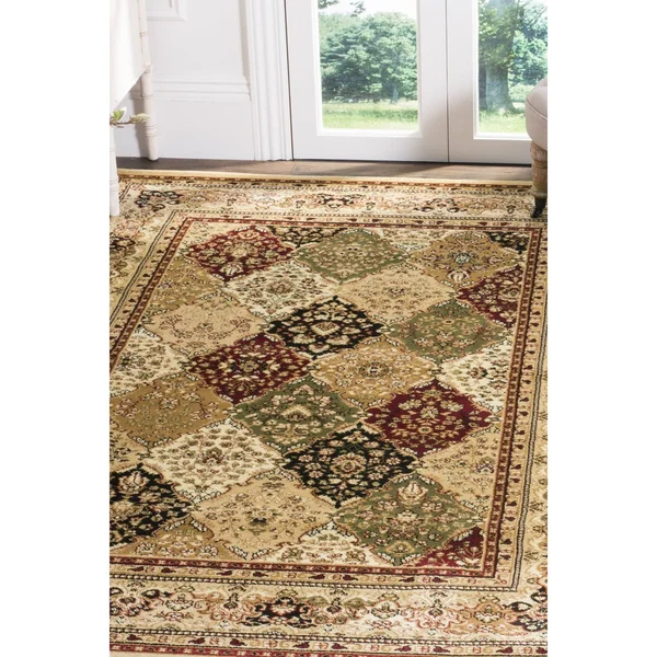 Safavieh Lyndhurst LNH221G 5&3x22 x 7&6x22 Grey - Multi Rug