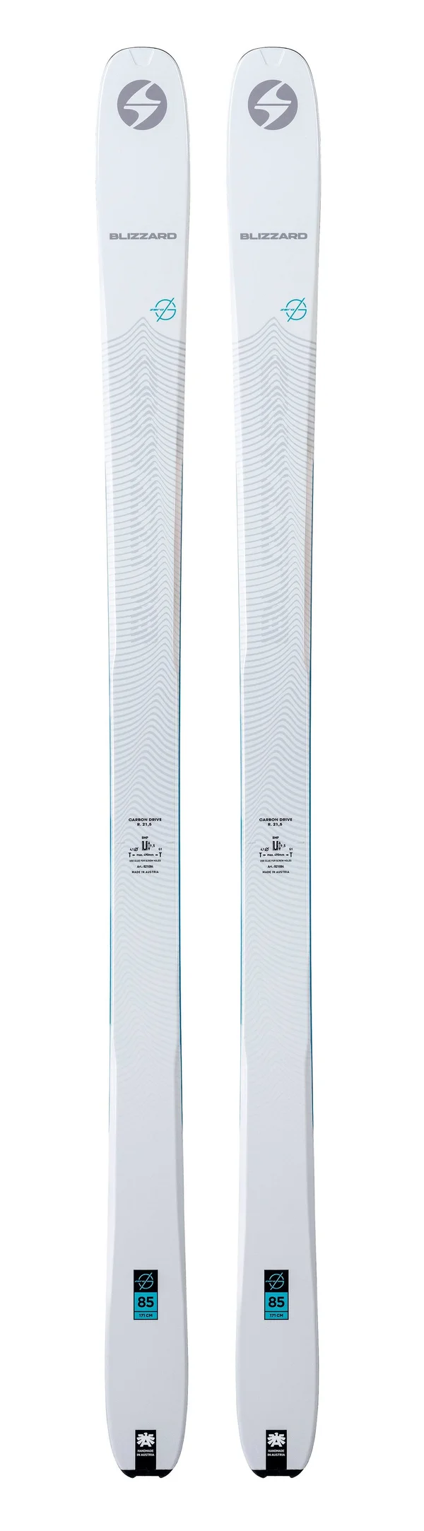 Blizzard Zero G 85 Ski - 171cm, White