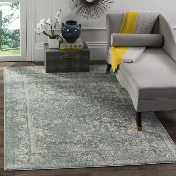 Safavieh 11& x 15& Adirondack ADR109T Slate, Ivory Rug