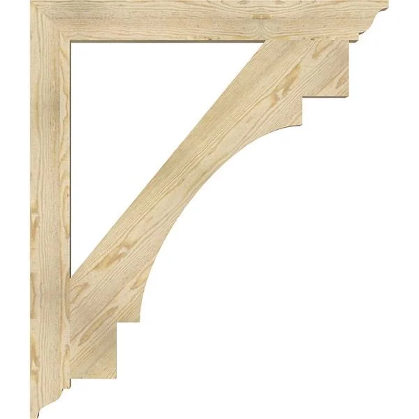 4x22W x 36x22D x 42x22H Merced Traditional Rough Sawn BRACKET, Douglas Fir